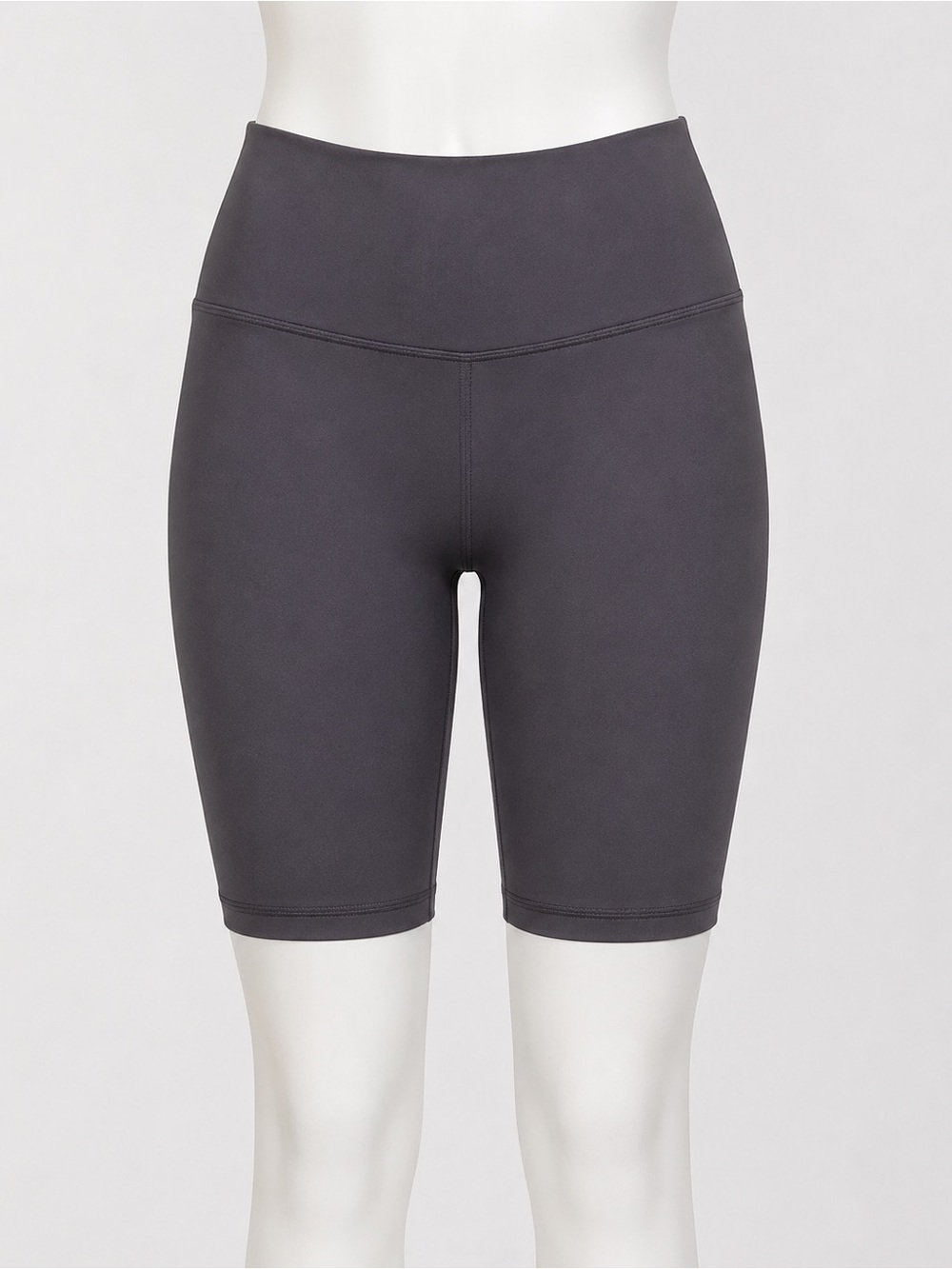 Aritzia High-Rise Charcoal Gray Bike Shorts